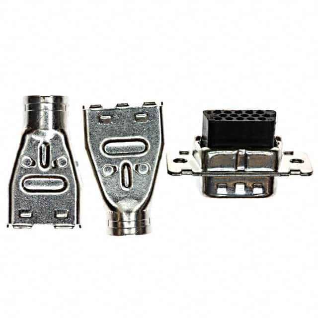 748468-1 TE Connectivity AMP Connectors  Alloggiamenti per connettori D-Sub a forma di D